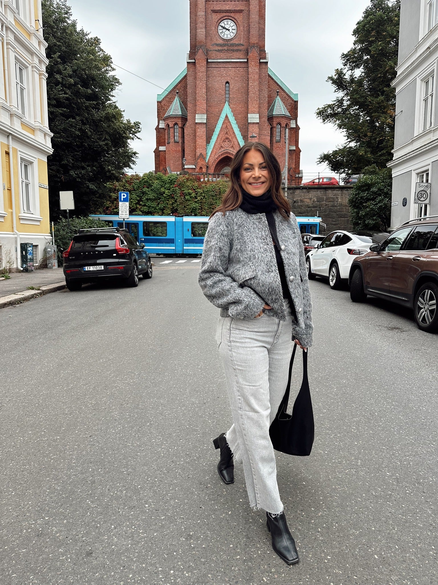 VICHICHI Jacket - Medium Grey Melange